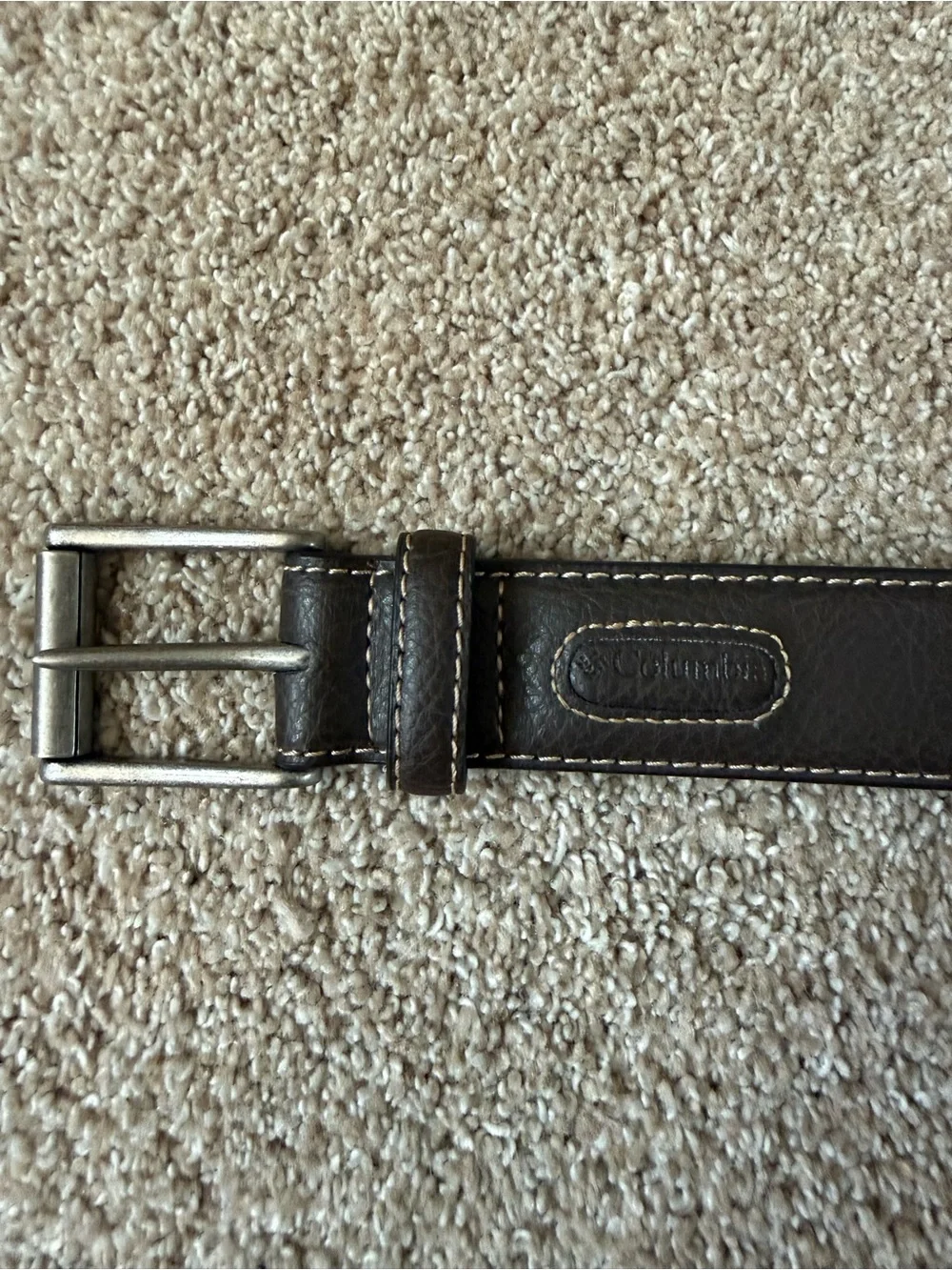 Columbia Brown Leather Belt size 34/35